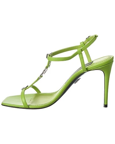 Dolce & Gabbana Logo Leather Sandal Women 4 Dolce & Gabbana Logo Leather Sandal Women - Image 2