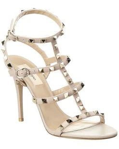 Valentino Rockstud Caged 100 Leather Sandal Women