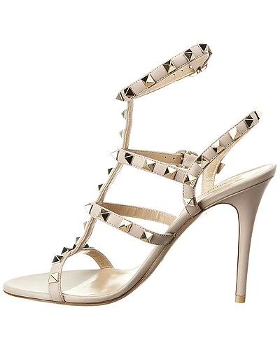 Valentino Rockstud Caged 100 Leather Sandal Women 4 Valentino Rockstud Caged 100 Leather Sandal Women - Image 2