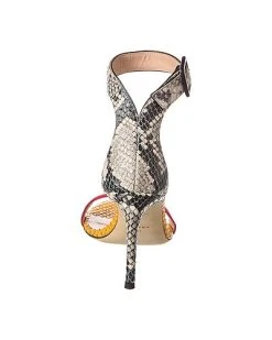 Giuseppe Zanotti Basic 85 Suede & Python Sandal Women -Valentino shop 1313309820 RLLD 3