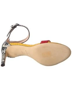 Giuseppe Zanotti Basic 85 Suede & Python Sandal Women -Valentino shop 1313309820 RLLD 4