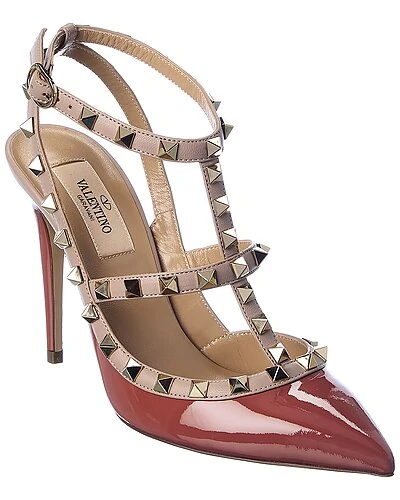 Valentino Rockstud Caged 100 Patent Pump Women 3 Valentino Rockstud Caged 100 Patent Pump Women