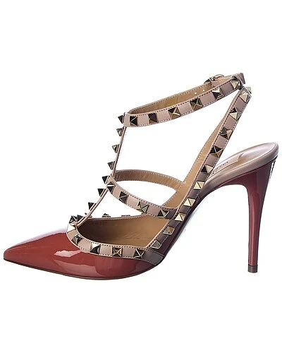 Valentino Rockstud Caged 100 Patent Pump Women 4 Valentino Rockstud Caged 100 Patent Pump Women - Image 2