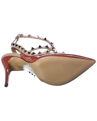 Valentino Rockstud Caged 100 Patent Pump Women 6 Valentino Rockstud Caged 100 Patent Pump Women - Image 4