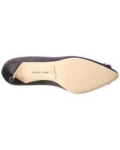 Manolo Blahnik Hangisi 50 Satin Pump Women 10 Manolo Blahnik Hangisi 50 Satin Pump Women -Valentino shop 1313311762 RLLD 4