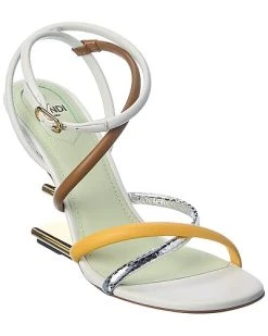 FENDI First Leather Sandal Women