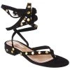 Gianvito Rossi Suede Ankle Wrap Sandal Women -Valentino shop 1313316206 RLLD 1