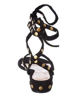 Gianvito Rossi Suede Ankle Wrap Sandal Women -Valentino shop 1313316206 RLLD 3