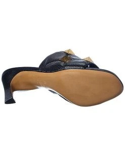 Valentino Roman Stud 65 Grainy Leather Sandal Women -Valentino shop 1313317533 RLLD 4