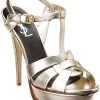 Saint Laurent Tribute 105 Metallic Leather Platform Sandal Women 1 Saint Laurent Tribute 105 Metallic Leather Platform Sandal Women -Valentino shop 1313322772 RLLD 1