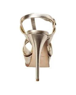 Saint Laurent Tribute 105 Metallic Leather Platform Sandal Women -Valentino shop 1313322772 RLLD 3