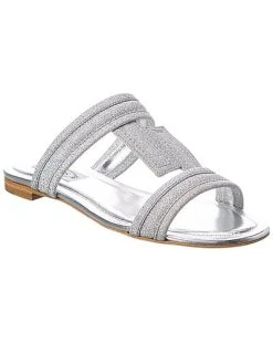 Tod's T Strap Glitter Sandal Women