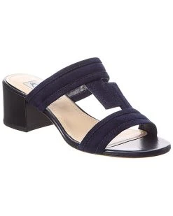 Tod's T Strap Suede Sandal Women