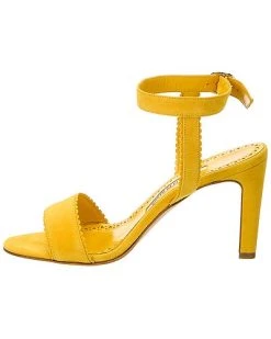 Manolo Blahnik Emirena 90 Suede Sandal Women 8 Manolo Blahnik Emirena 90 Suede Sandal Women -Valentino shop 1313328545 RLLD 2