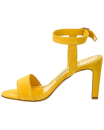 Manolo Blahnik Emirena 90 Suede Sandal Women 4 Manolo Blahnik Emirena 90 Suede Sandal Women - Image 2