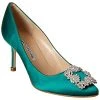 Manolo Blahnik Hangisi 70 Satin Pump Women -Valentino shop 1313328546 RLLD 1