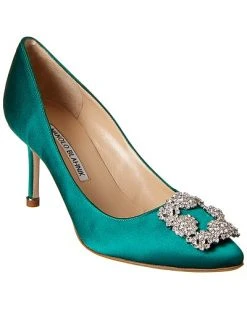 Manolo Blahnik Hangisi 70 Satin Pump Women