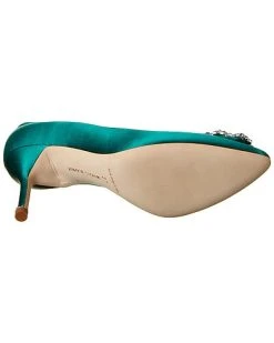 Manolo Blahnik Hangisi 70 Satin Pump Women -Valentino shop 1313328546 RLLD 4