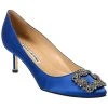 Manolo Blahnik Hangisi 50 Satin Pump Women -Valentino shop 1313328548 RLLD 1