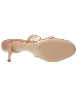 Gianvito Rossi Jamaica 70 Leather & Mesh Sandal Women 10 Gianvito Rossi Jamaica 70 Leather & Mesh Sandal Women -Valentino shop 1313332188 RLLD 4