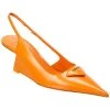 Prada Brushed Leather Pointy-Toe Slingback Pump Women -Valentino shop 1313338974 RLLD 1