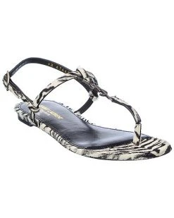 Saint Laurent Cassandra Haircalf Sandal Women