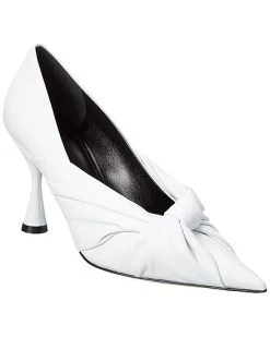 Balenciaga Drapy Leather Pump Women