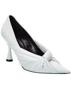 Balenciaga Drapy Leather Pump Women