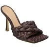 Bottega Veneta Stretch Raffia & Leather Sandal Women 1 Bottega Veneta Stretch Raffia & Leather Sandal Women -Valentino shop 1313339490 RLLD 1