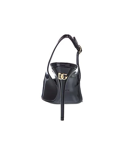 Dolce & Gabbana Logo Patent Slingback Pump Women 5 Dolce & Gabbana Logo Patent Slingback Pump Women - Image 3