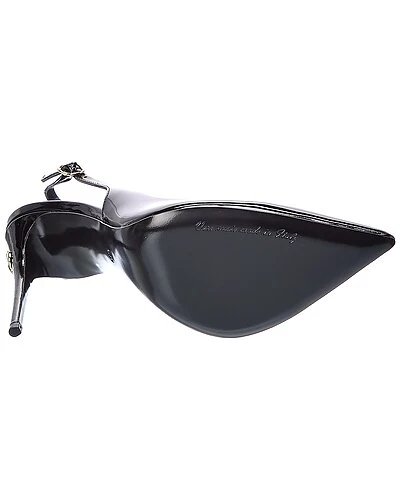 Dolce & Gabbana Logo Patent Slingback Pump Women 6 Dolce & Gabbana Logo Patent Slingback Pump Women - Image 4