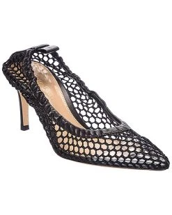 Gianvito Rossi Alisia 70 Leather-Trim Pump Women