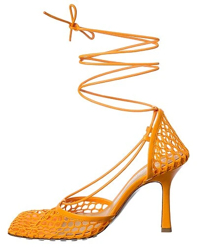 Bottega Veneta Stretch Leather Ankle Wrap Sandal Women 4 Bottega Veneta Stretch Leather Ankle Wrap Sandal Women - Image 2