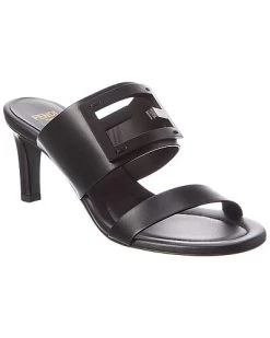 FENDI Baguette Leather Sandal Women