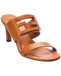 FENDI Baguette Leather Sandal Women