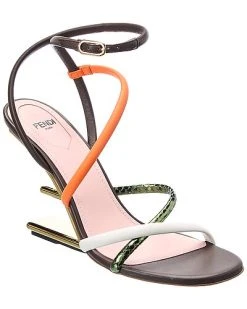 FENDI First Leather Sandal Women