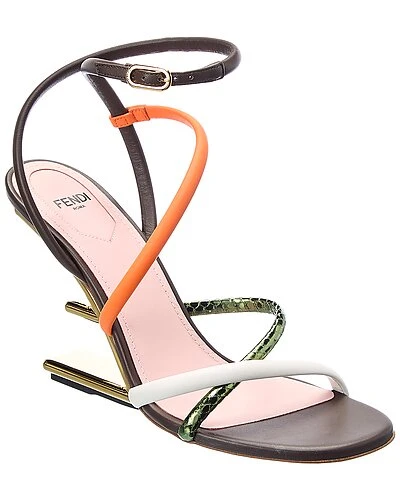 FENDI First Leather Sandal Women 3 FENDI First Leather Sandal Women