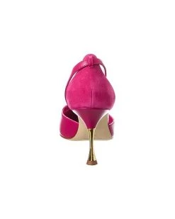 Manolo Blahnik Repim 90 Leather & Suede Pump Women -Valentino shop 1313341509 RLLD 3