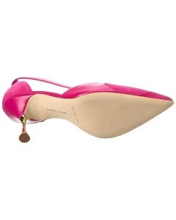 Manolo Blahnik Repim 90 Leather & Suede Pump Women -Valentino shop 1313341509 RLLD 4