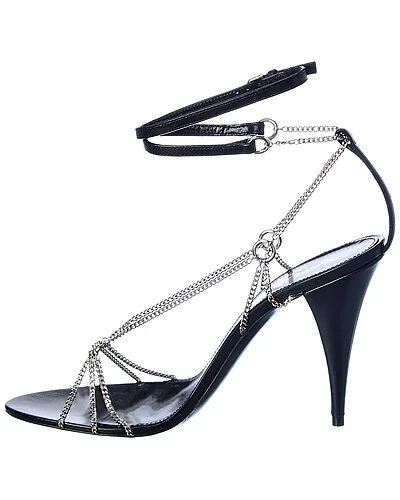 Saint Laurent Xy 100 Leather Sandal Women 4 Saint Laurent Xy 100 Leather Sandal Women - Image 2