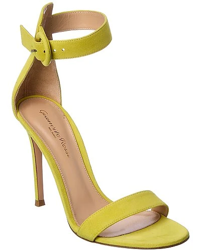 Gianvito Rossi Portofino 105 Suede Sandal Women 3 Gianvito Rossi Portofino 105 Suede Sandal Women