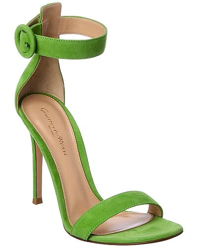 Gianvito Rossi Portofino 105 Suede Sandal Women 3 Gianvito Rossi Portofino 105 Suede Sandal Women