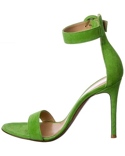 Gianvito Rossi Portofino 105 Suede Sandal Women 4 Gianvito Rossi Portofino 105 Suede Sandal Women - Image 2
