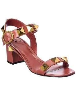 Valentino Roman Stud 60 Leather Sandal Women