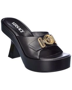 Versace Medusa Biggie Leather Sandal Women