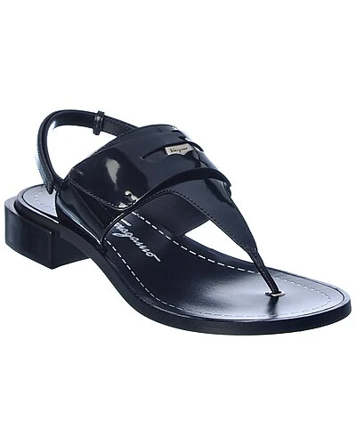 Salvatore Ferragamo Nya Leather Sandal Women 3 Salvatore Ferragamo Nya Leather Sandal Women