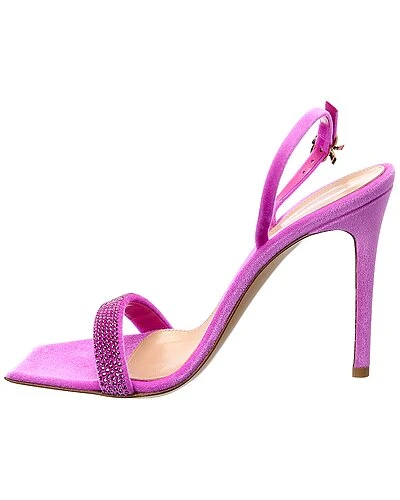 Gianvito Rossi Britney 150 Velvet Sandal Women 4 Gianvito Rossi Britney 150 Velvet Sandal Women - Image 2