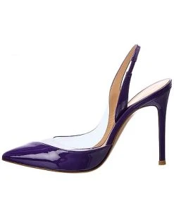 Gianvito Rossi Patent & Plexi Slingback Pump Women 8 Gianvito Rossi Patent & Plexi Slingback Pump Women -Valentino shop 1313348042 RLLD 2