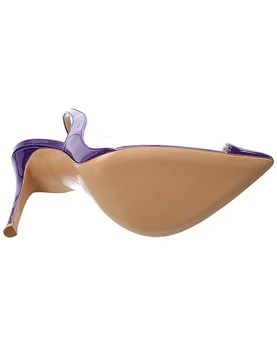 Gianvito Rossi Patent & Plexi Slingback Pump Women 6 Gianvito Rossi Patent & Plexi Slingback Pump Women - Image 4