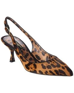 Dolce & Gabbana Haircalf Slingback Pump Women